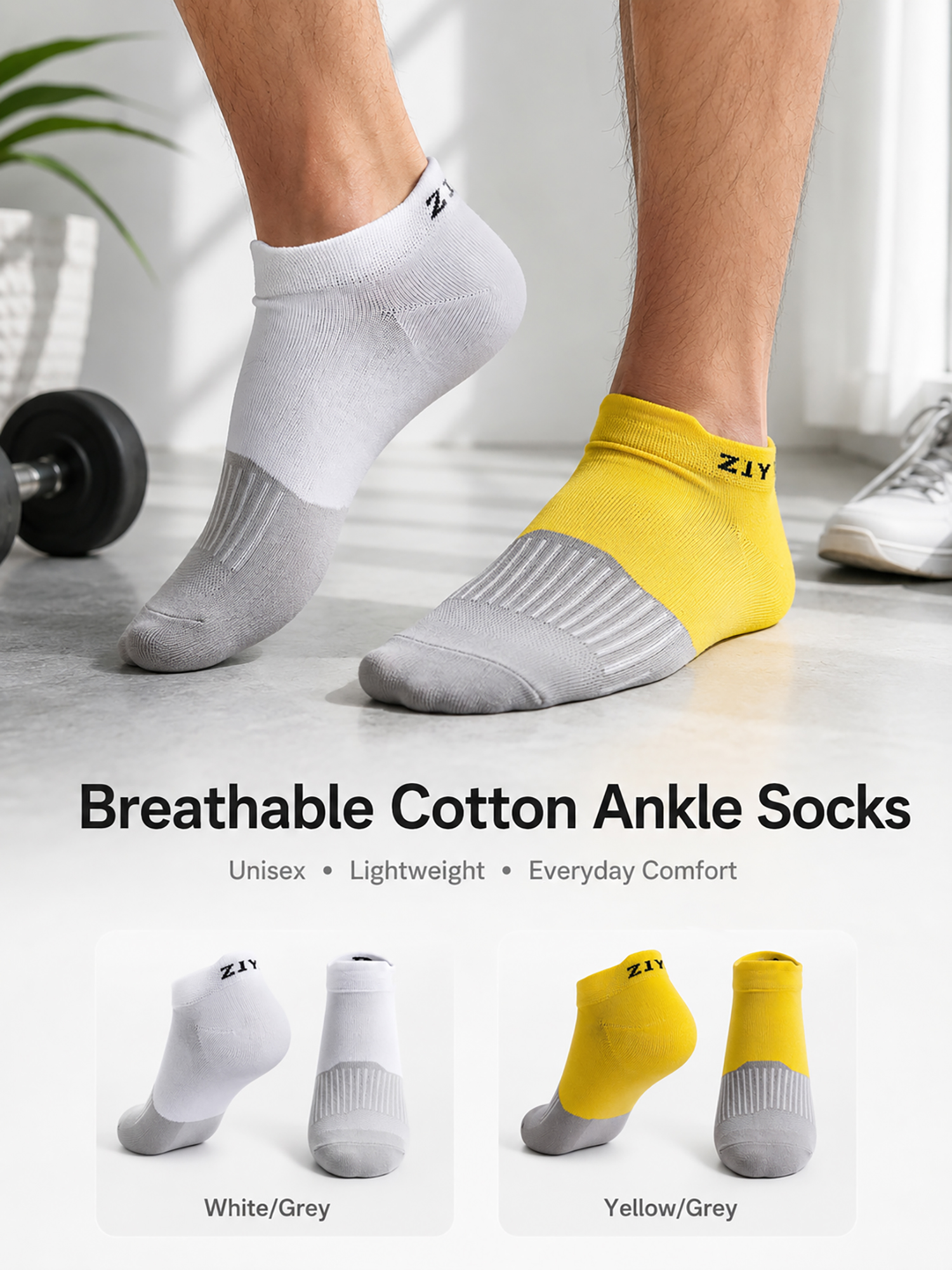 1/4/6Pairs Men's Color Block A - đánh giá và giá Ankle Sock Low Cut