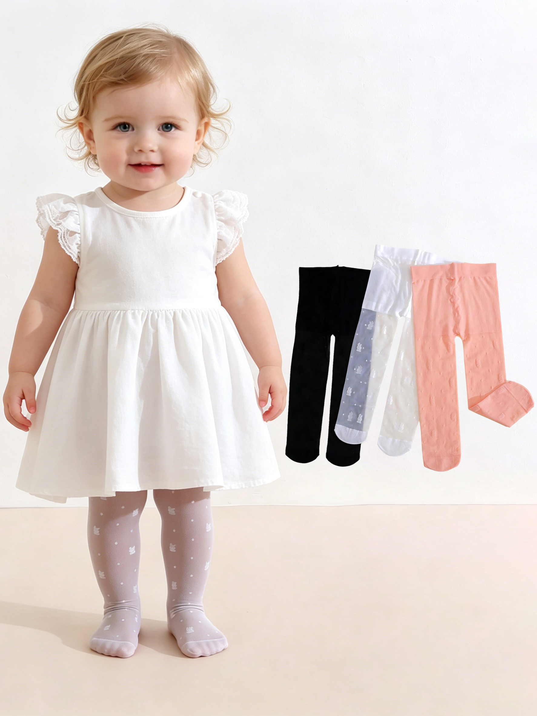 3Pack Toddler Girl Rabbit Prin - đánh giá và giá Tights Pantyhose Sheer