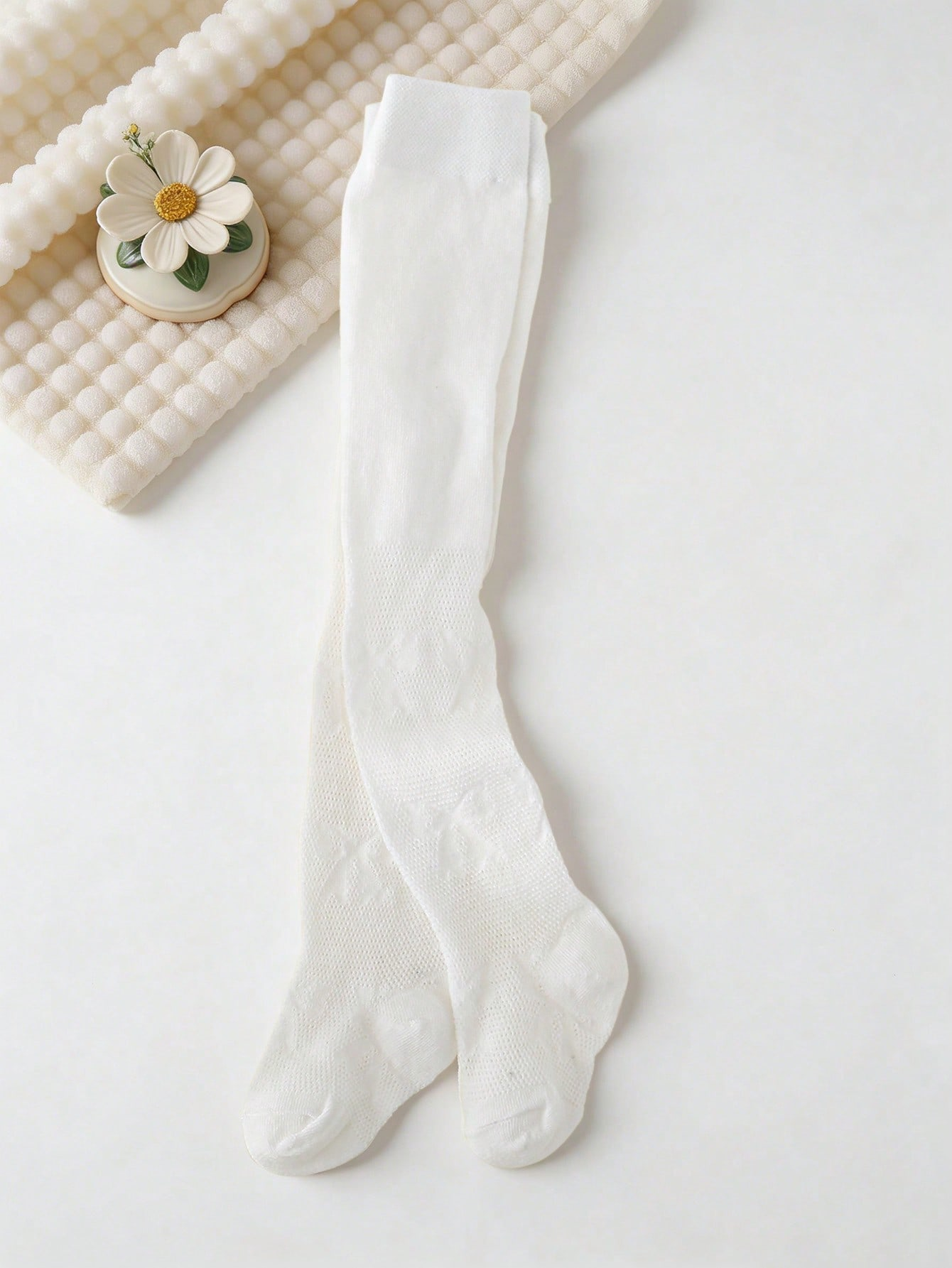 3/1 Pcs Girls White Bow Print  - đánh giá và giá Tights Pantyhose Sheer
