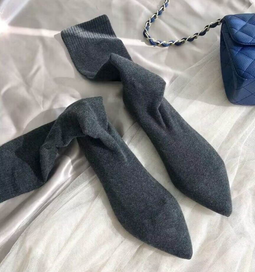 AIYKAZYSDL 2024 Autumn Kitten  - đánh giá và giá Boot Sock Slouchy