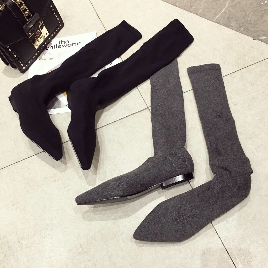 AIYKAZYSDL 2024 Autumn Kitten  - đánh giá và giá Boot Sock Slouchy