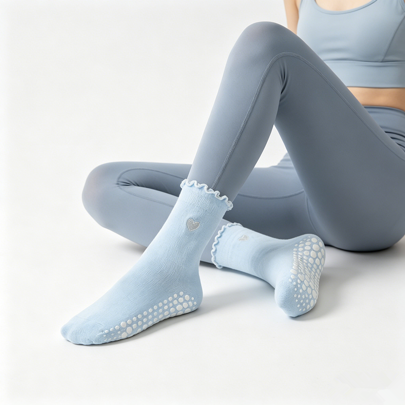 3 Pairs Women Heart Pattern Fr - đánh giá và giá Grip Sock Yoga