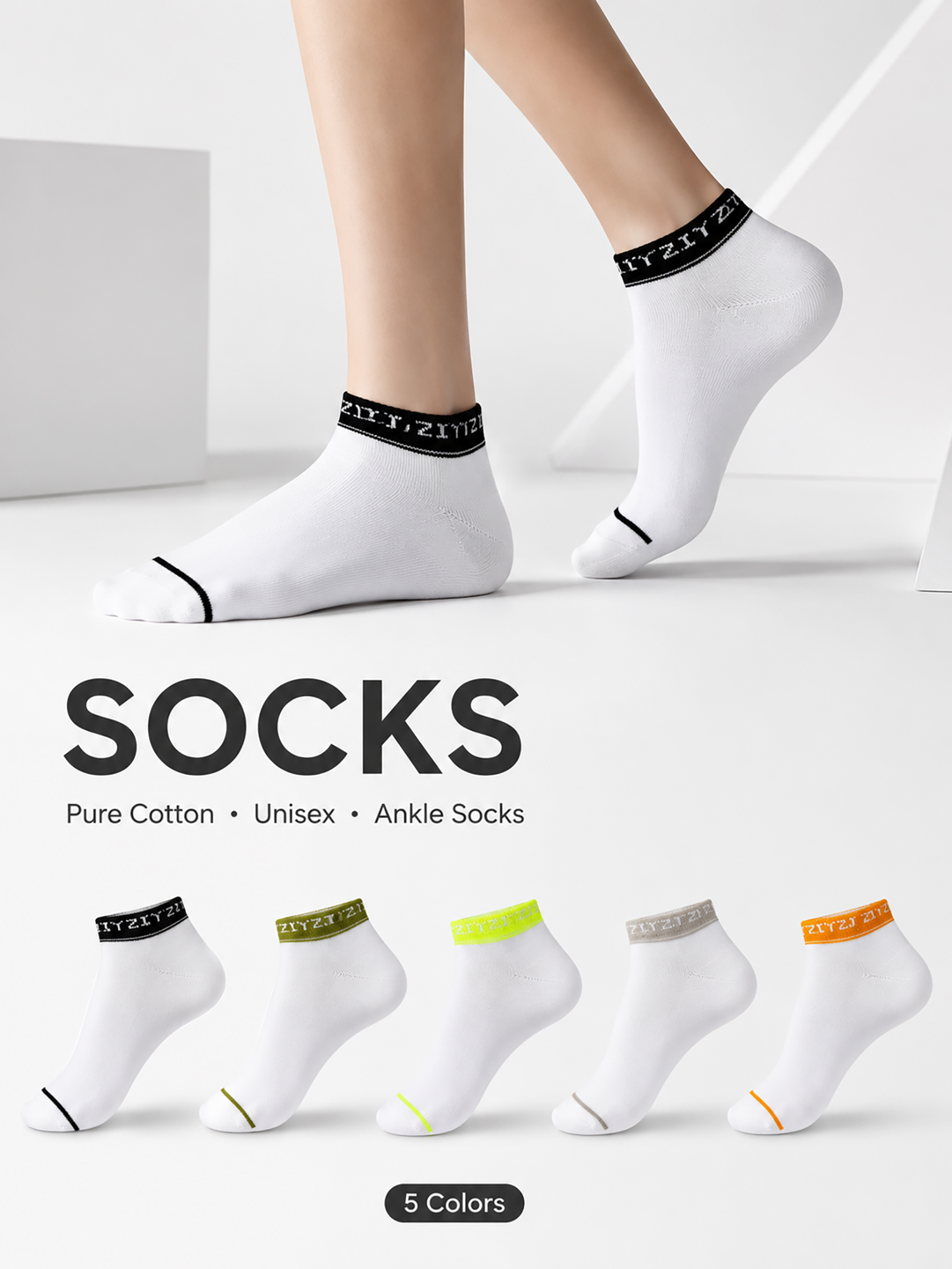 5 Pairs Men's Color Block Ankl - đánh giá và giá Ankle Sock Low Cut