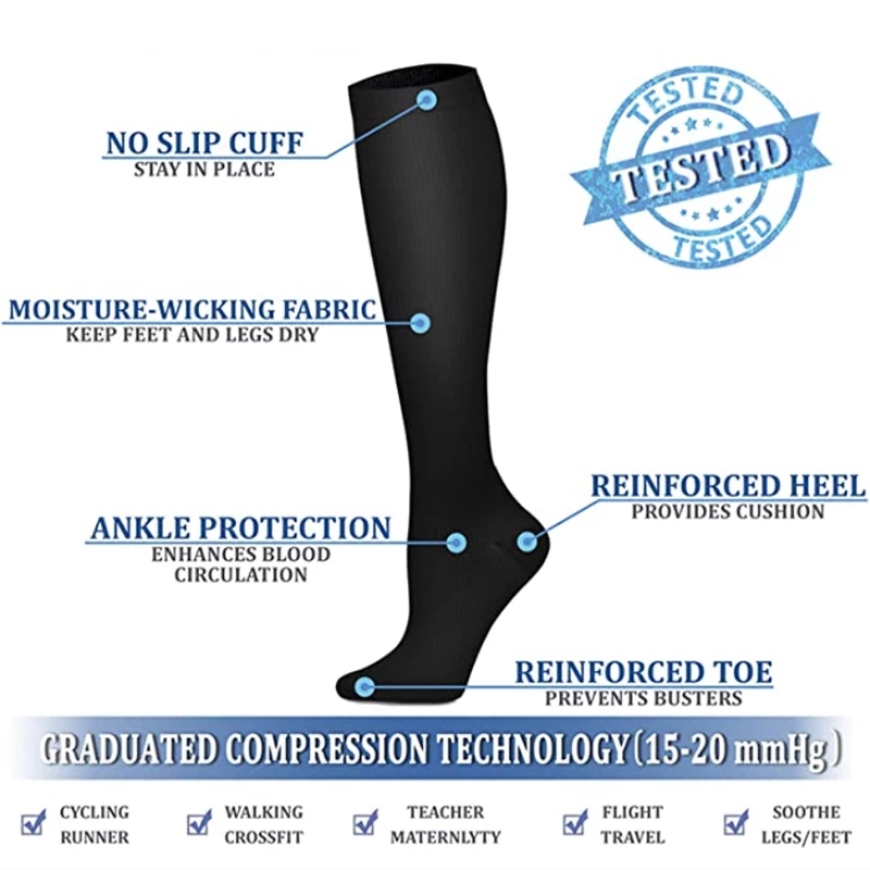S-XXL Compression Socks Men Wo - đánh giá và giá Compression Sock Medical