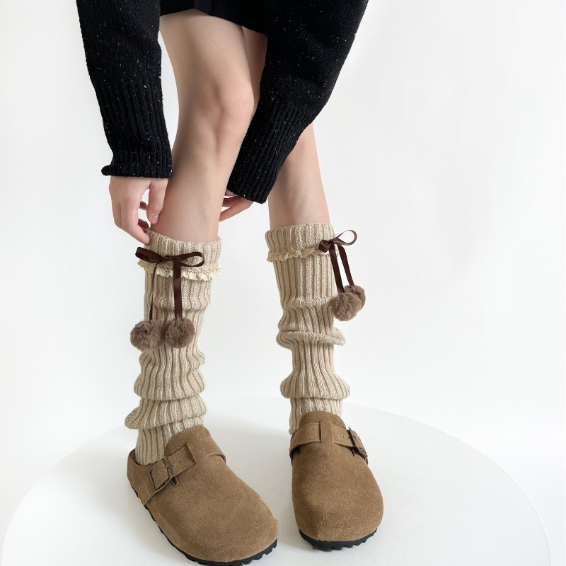 Camel Knit Leg Warmers with Fu - đánh giá và giá Boot Sock Slouchy
