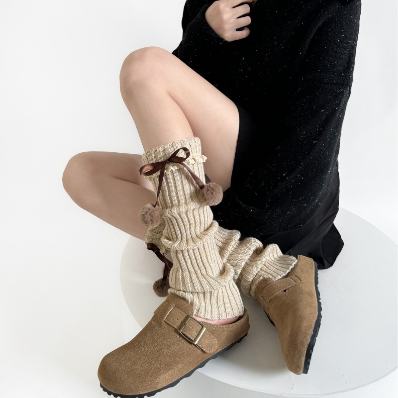 Camel Knit Leg Warmers with Fu - đánh giá và giá Boot Sock Slouchy