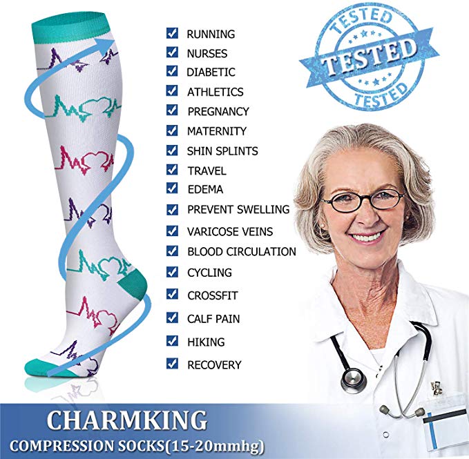 S-XXL 3 Pairs Free Shipping Nu - đánh giá và giá Compression Sock Medical