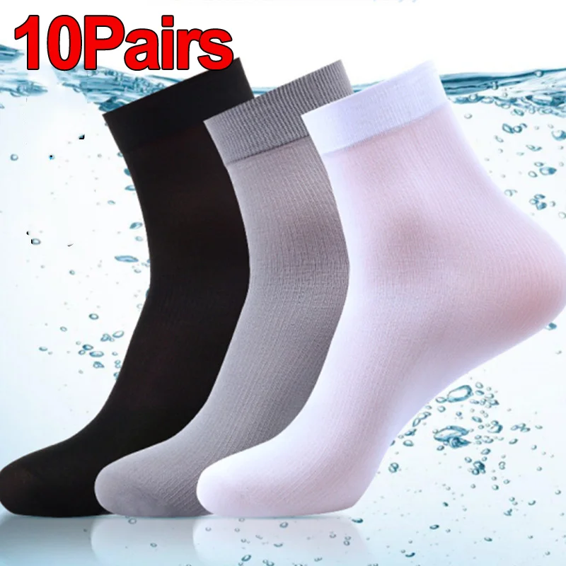 10Pairs Men Socks Summer Ultra - đánh giá và giá Silk Sock Bamboo