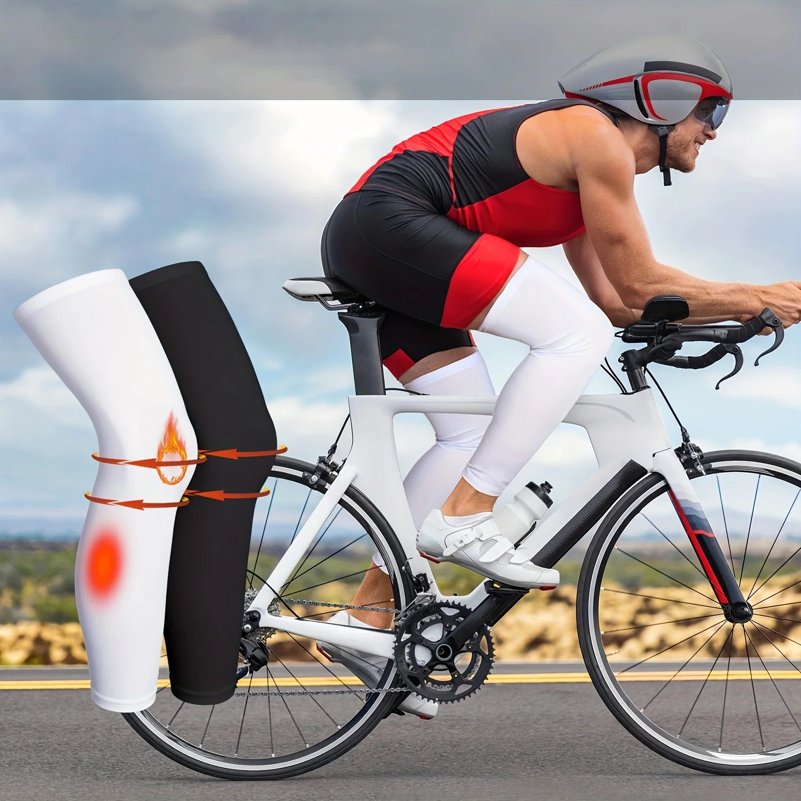 Cycling Leg Sleeves UV Protect - đánh giá và giá Compression Sleeve Calf